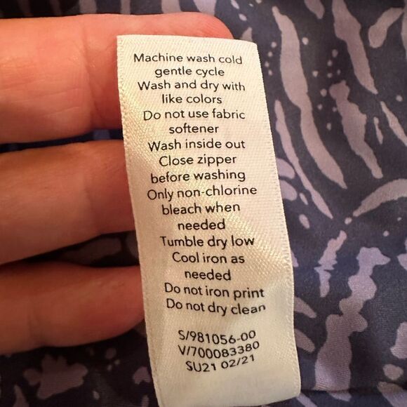 Athleta Ace Tennis Skort 15.5” size 3X in Fiji Medieval Violet Print w 3 pockets - Picture 11 of 13